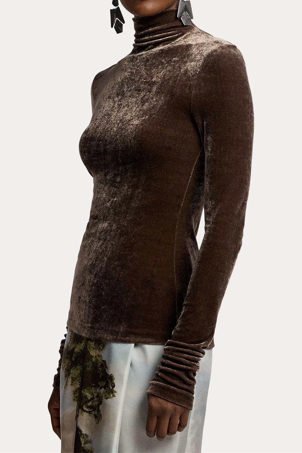 Long Sleeve Knit Turtleneck Pullover-BROWN-XS-CLOTHINGTOPKNITS-RALPH LAUREN