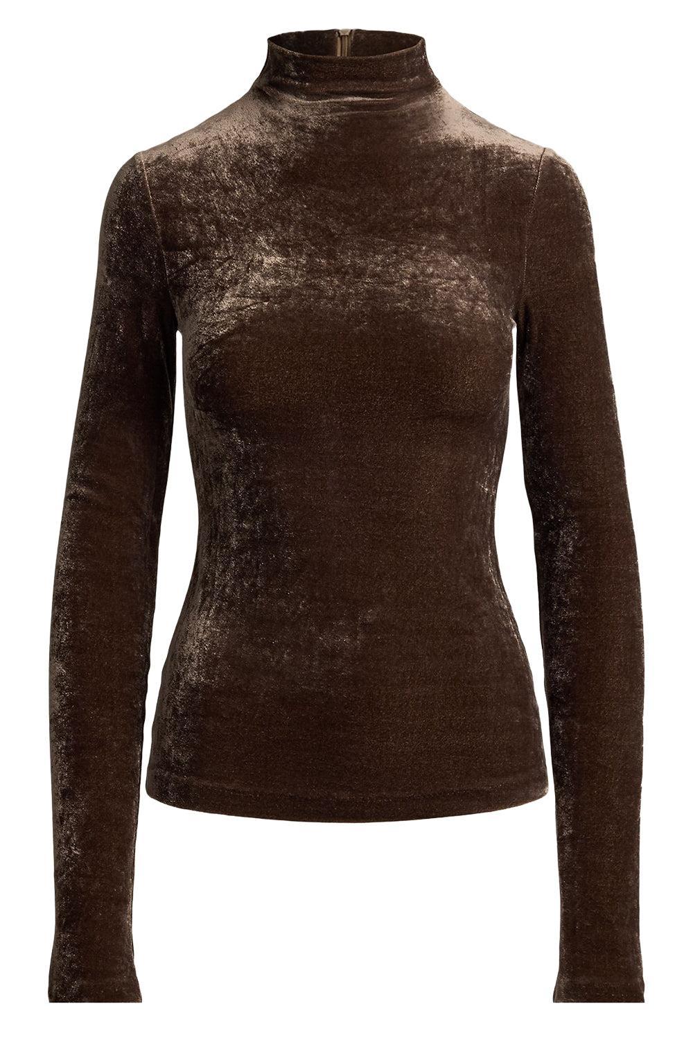 Long Sleeve Knit Turtleneck Pullover-BROWN-XS-CLOTHINGTOPKNITS-RALPH LAUREN