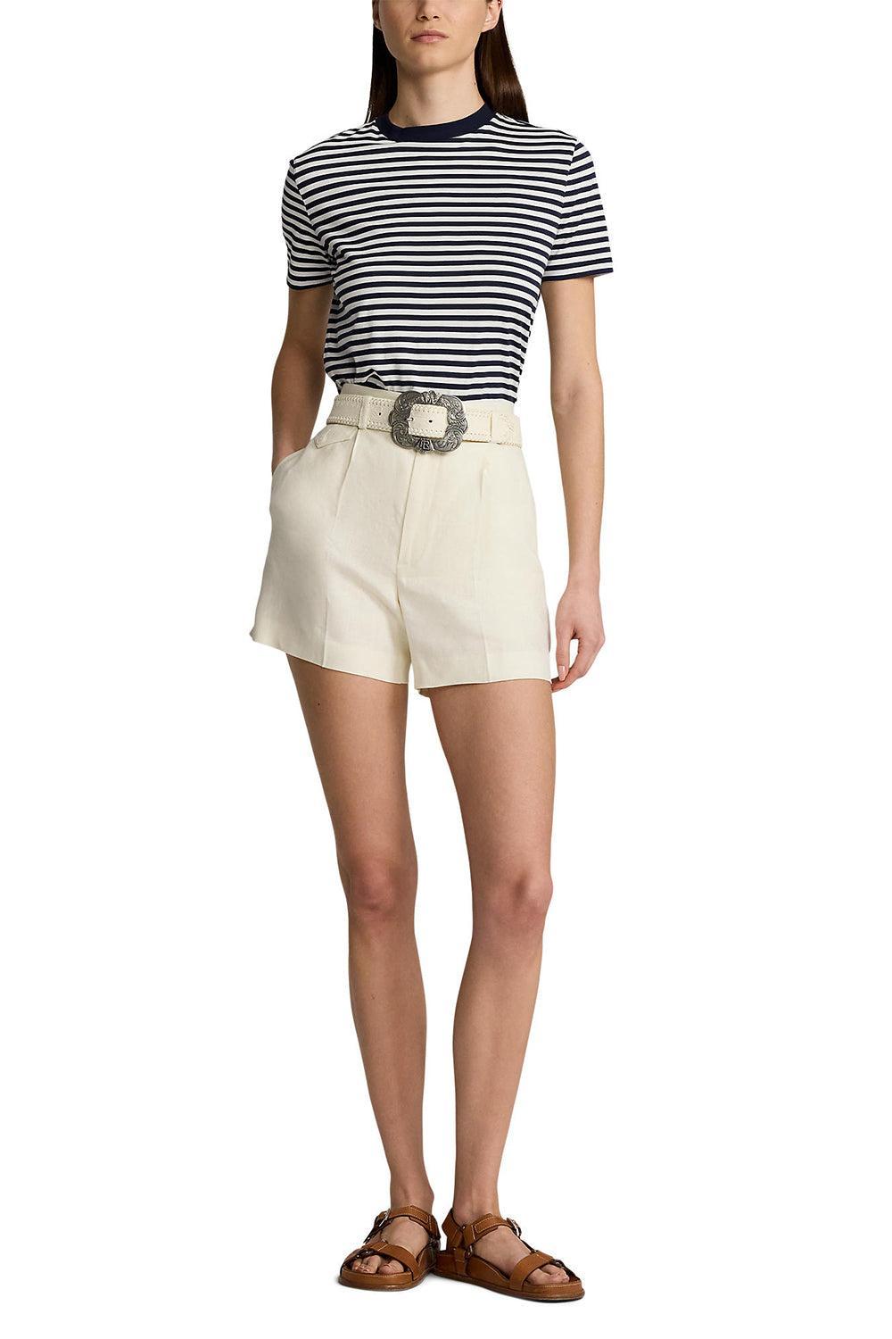 HallieTee-DKNV/WHT-XS-CLOTHINGTOPT-SHIRT-RALPH LAUREN