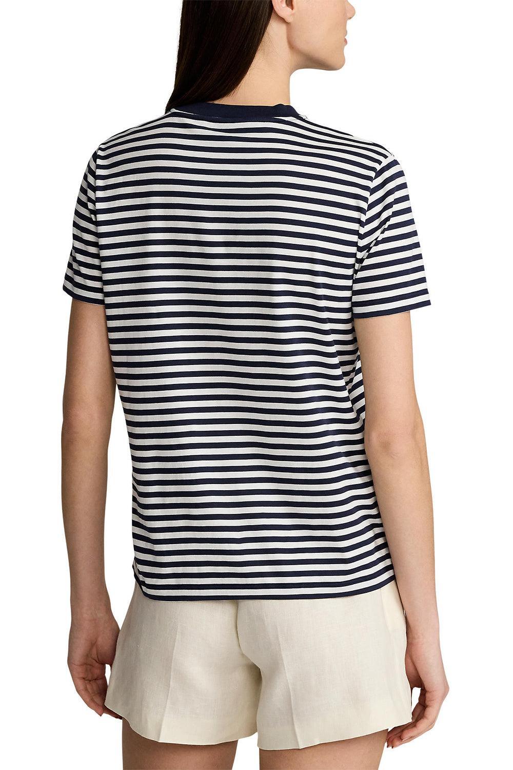 HallieTee-DKNV/WHT-XS-CLOTHINGTOPT-SHIRT-RALPH LAUREN