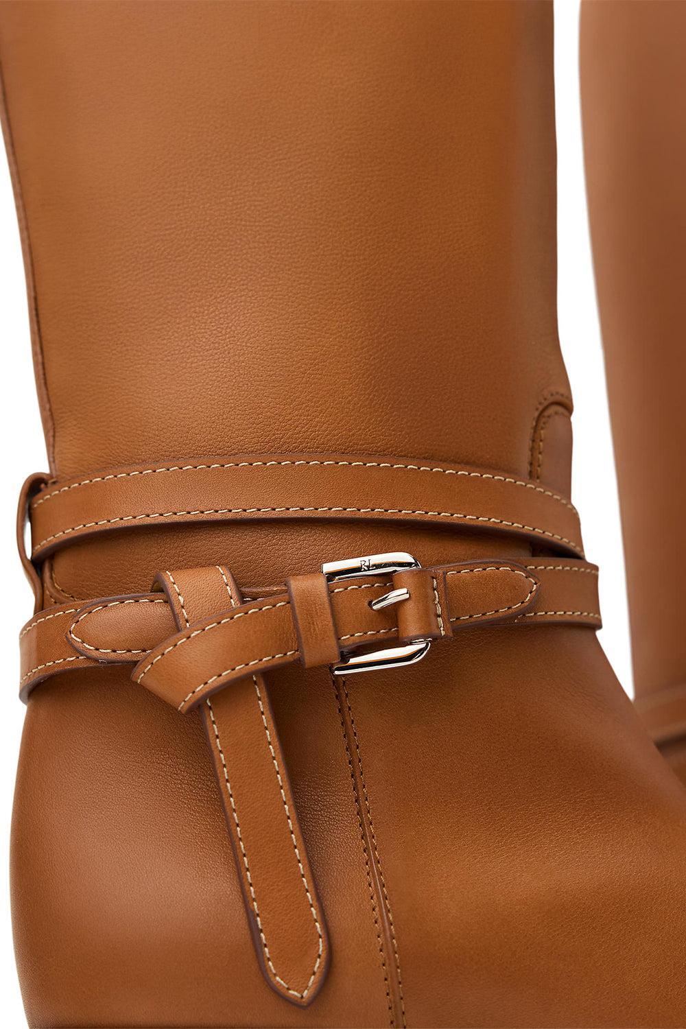 Donnely Leather Boot-RL BROWN-37-SHOEBOOT-RALPH LAUREN