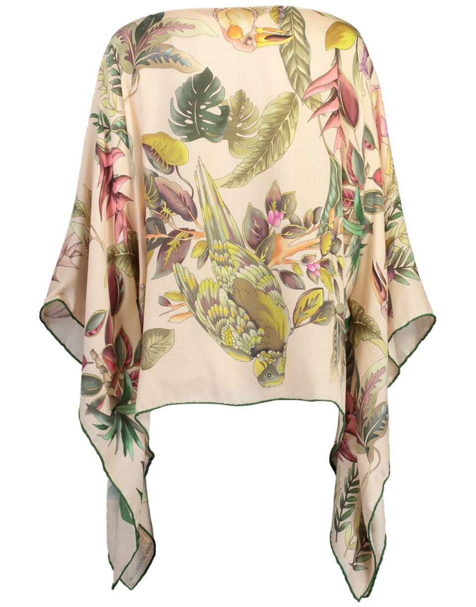 RANI ARABELLA-Birds Poncho-PINK