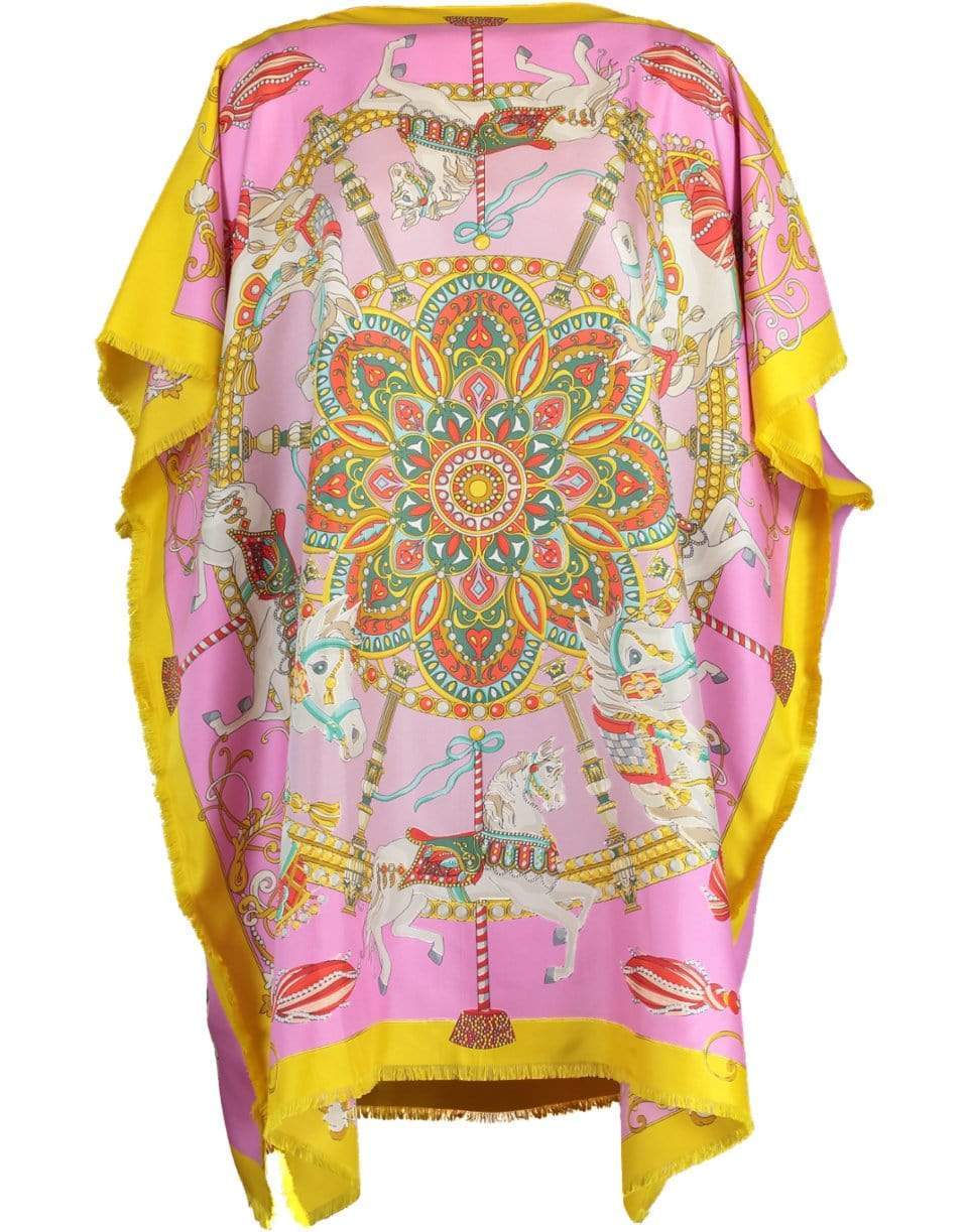RANI ARABELLA-Toy Horses Printed Silk Dress-SAVOIACA