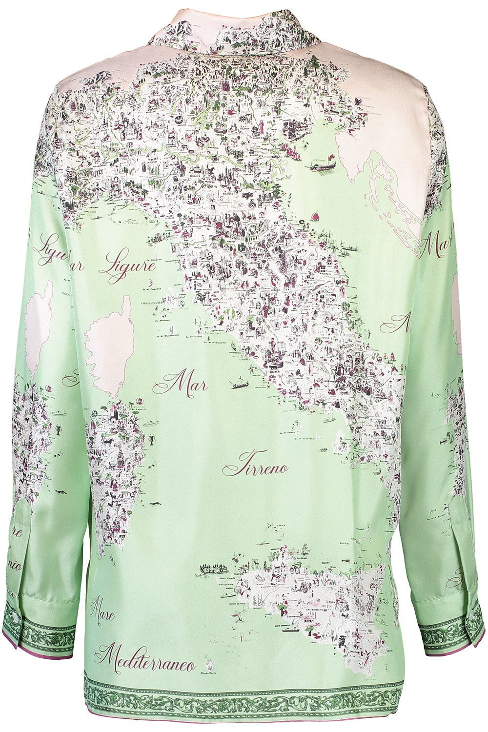 RANI ARABELLA-Printed Soft Shirt - Celadon-