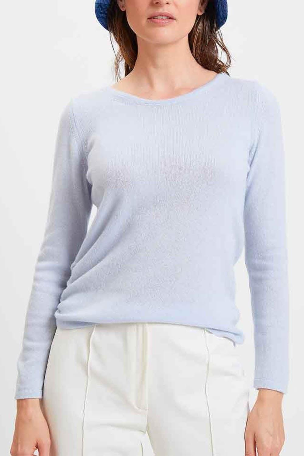 RANI ARABELLA-Giulia Crewneck - Light Blue-
