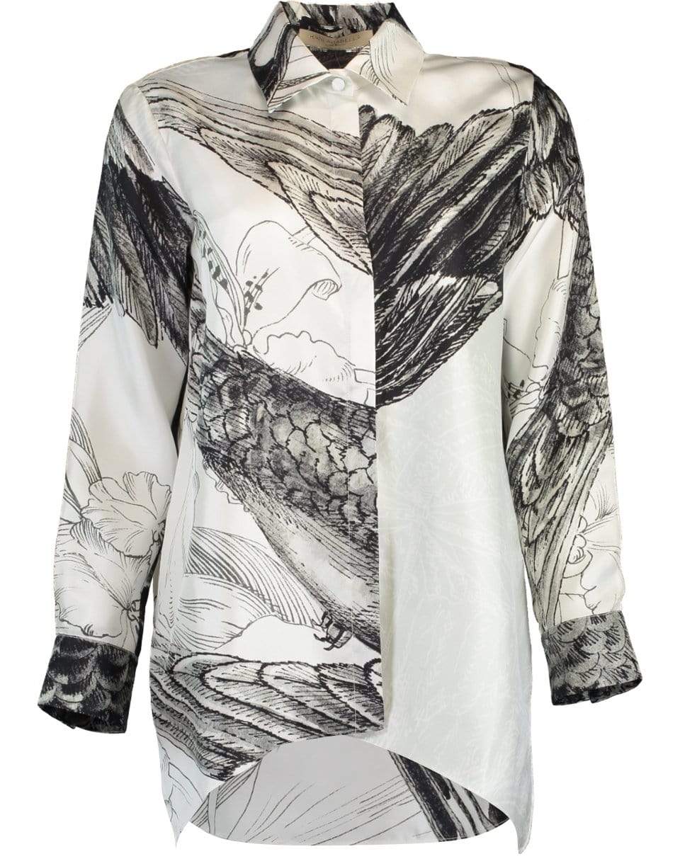 RANI ARABELLA-Silk Scarf Shirt-