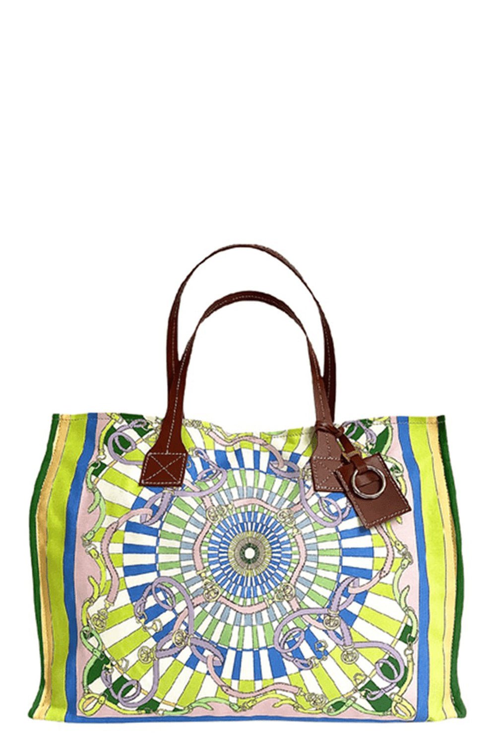 RANI ARABELLA-Medium Firenze Tote-LIME