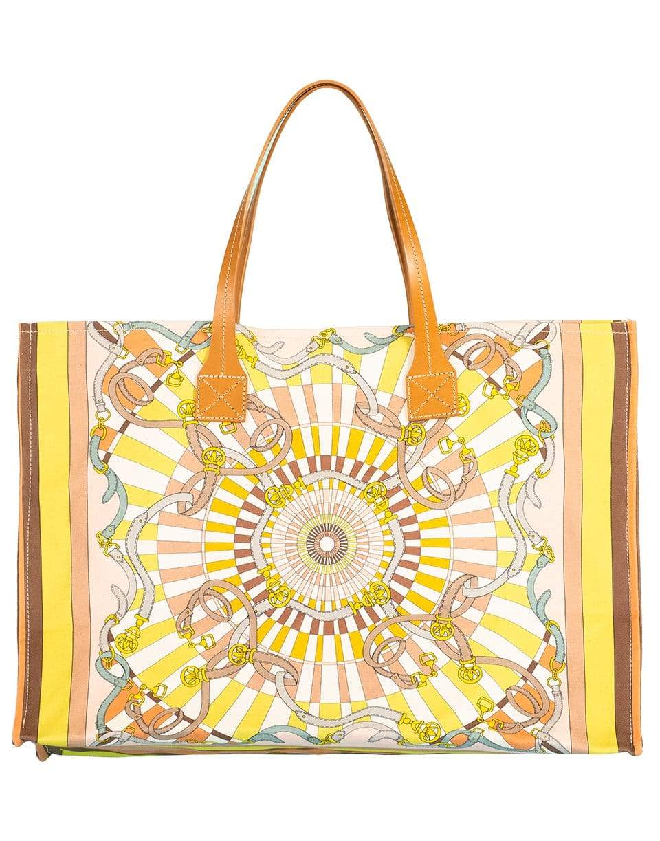 RANI ARABELLA-Firenze Printed Canvas Tote-MELON