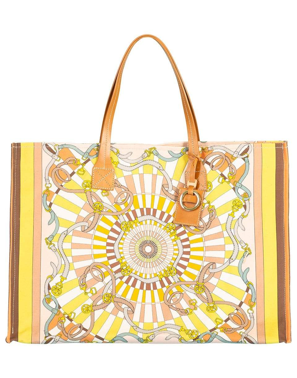 RANI ARABELLA-Firenze Printed Canvas Tote-MELON