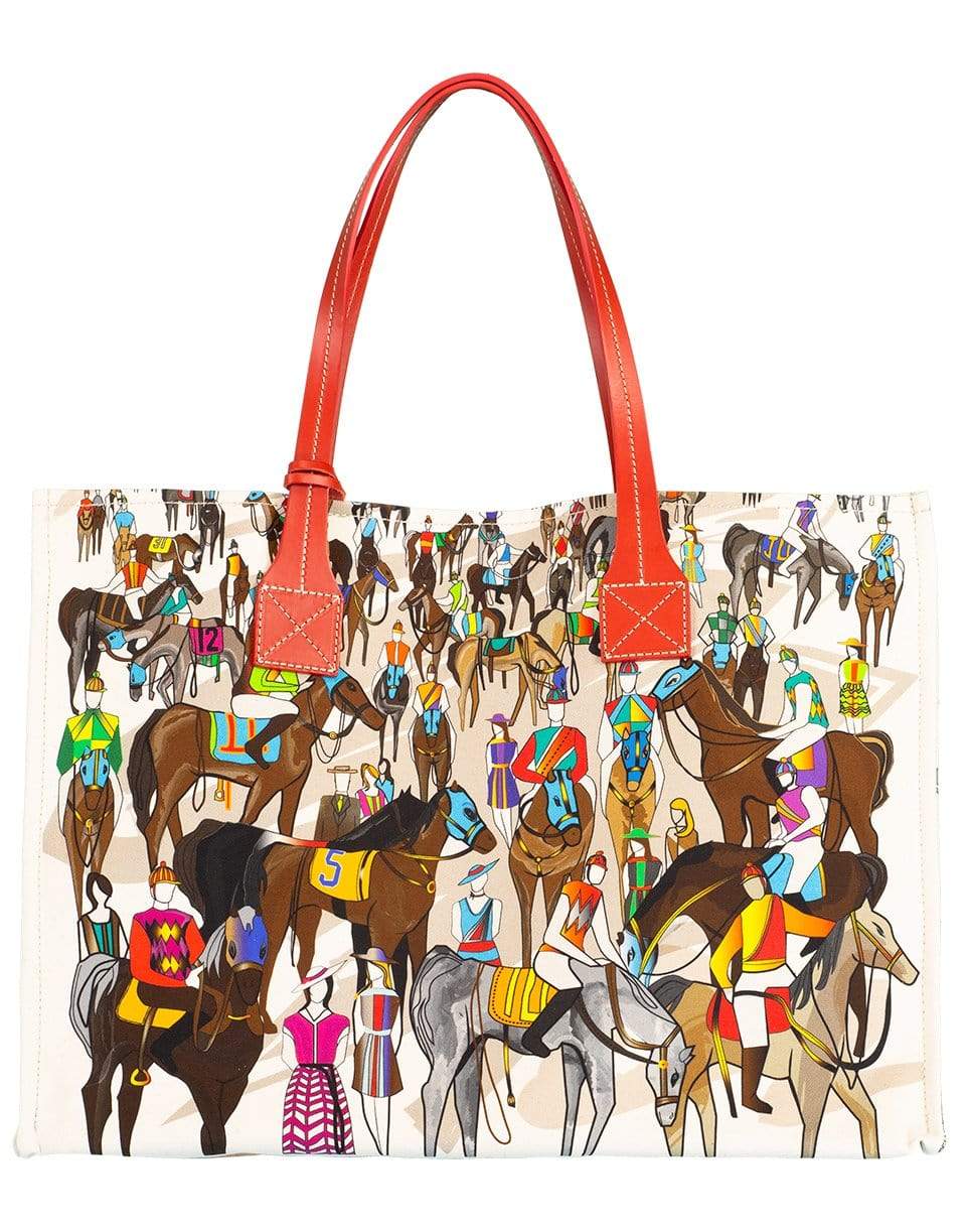 RANI ARABELLA-After the Race Printed Tote-MULTI