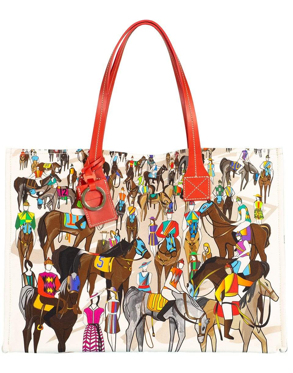RANI ARABELLA-After the Race Printed Tote-MULTI