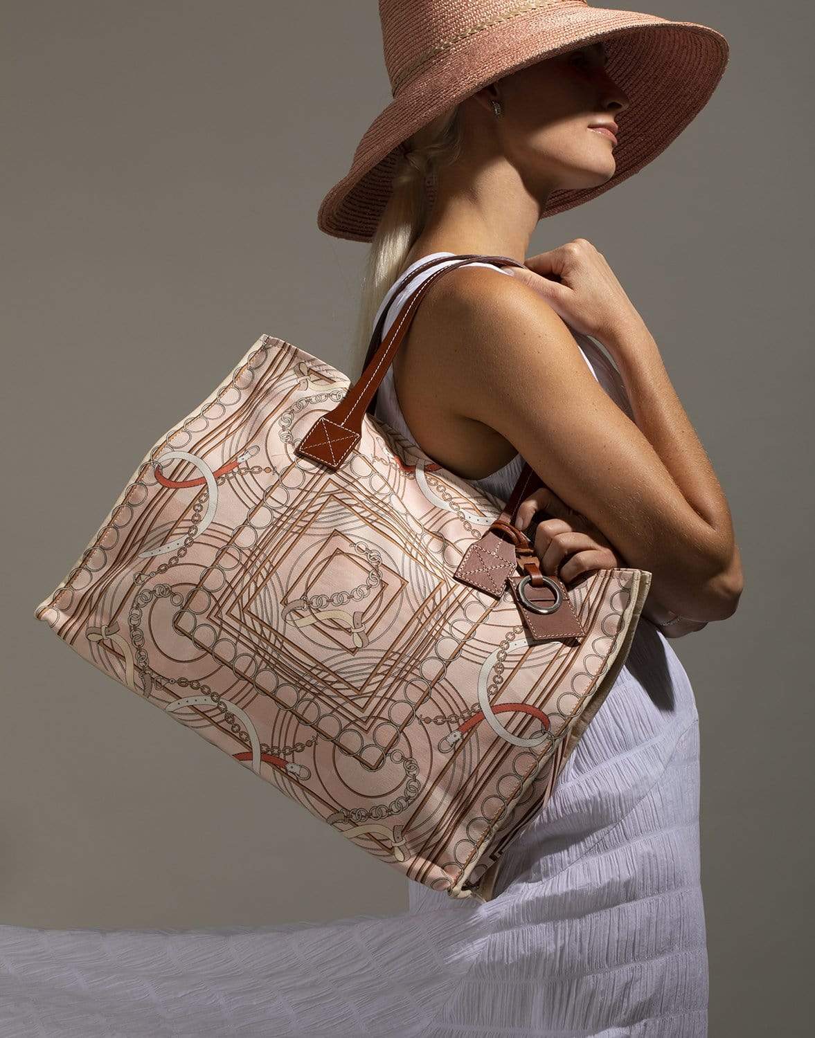 RANI ARABELLA-Medium Venezia Tote-PINK
