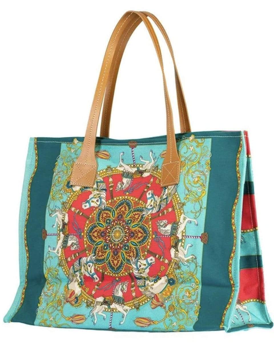 RANI ARABELLA-Medium Toy Tote-TURQ