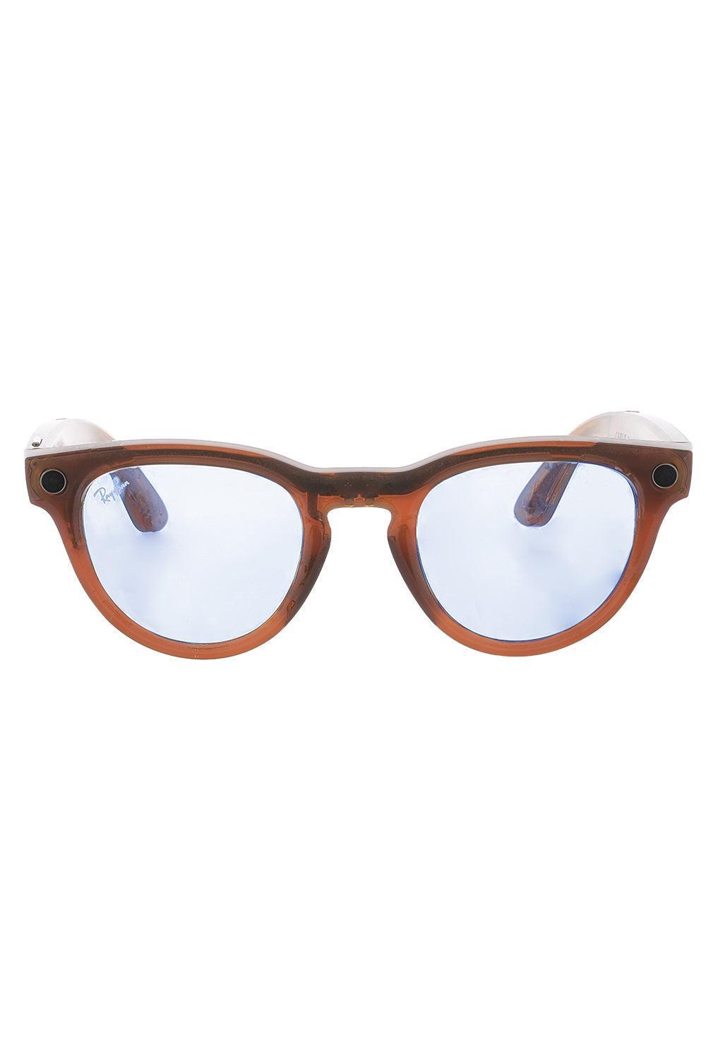 Meta Headliner Glasses - Shiny Caramel Sapphire-SHCARSAP-ACCESSORIESUNGLASSES-RAY BAN