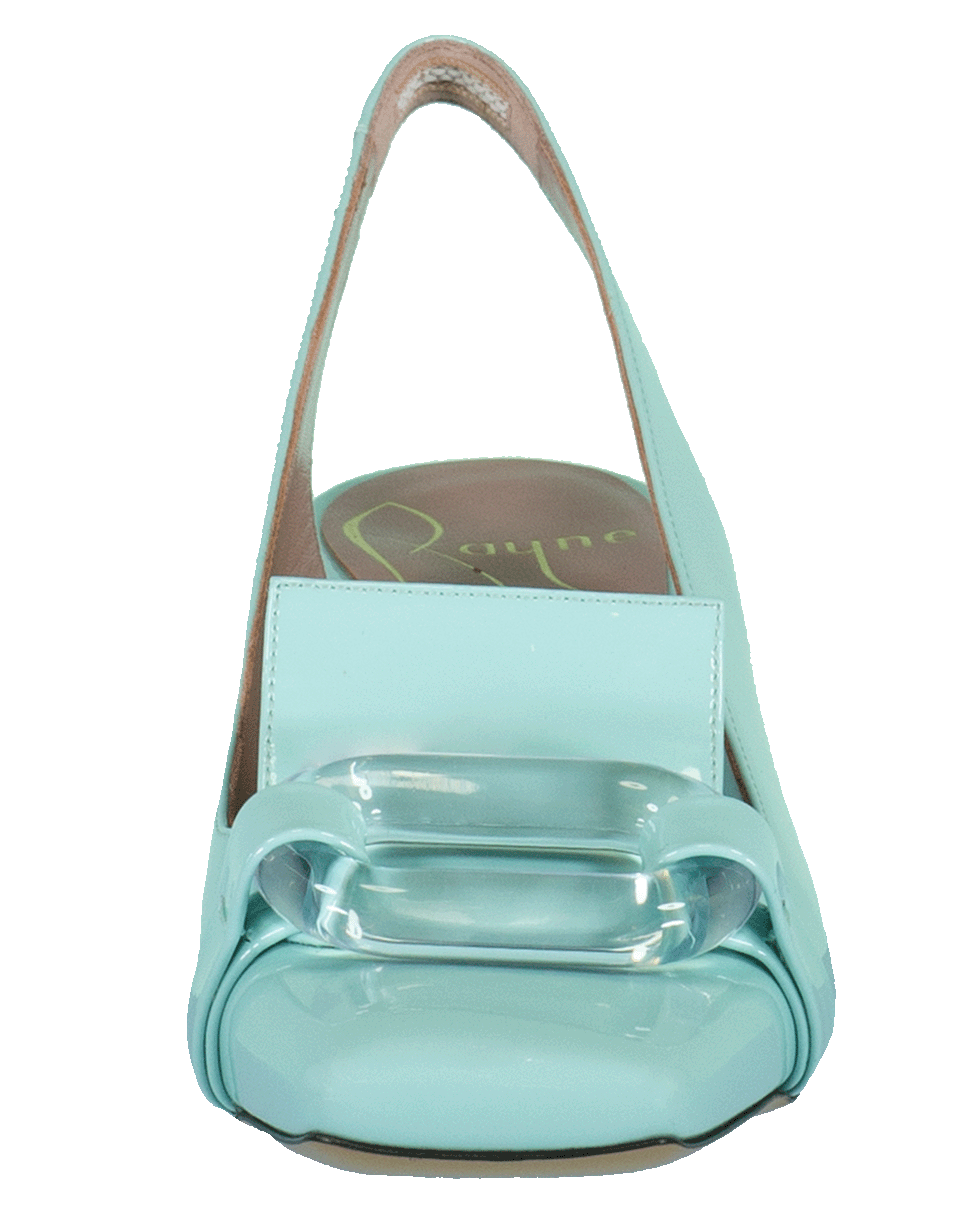 RAYNE-Lucite Toe Chanel Slingback-