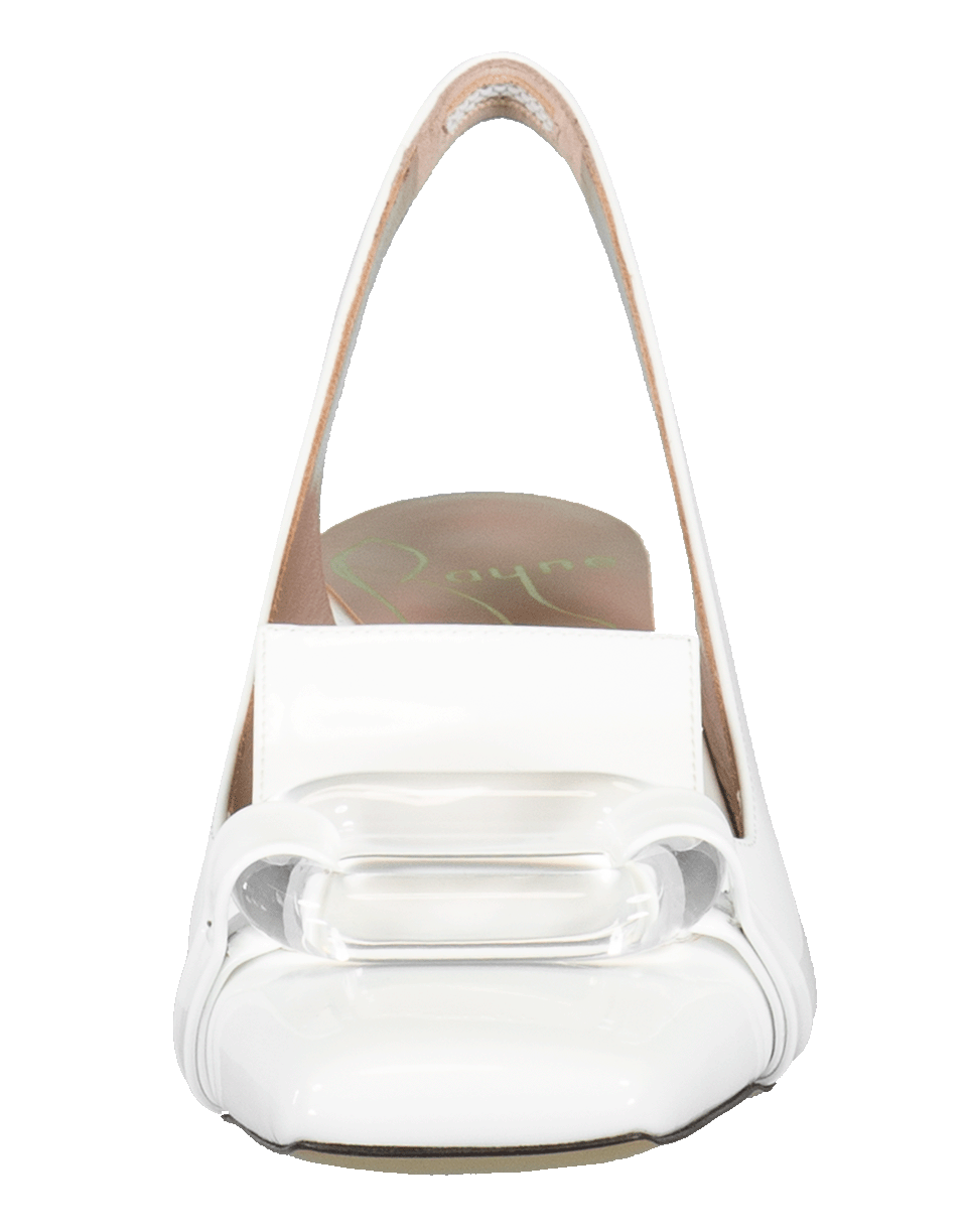 RAYNE-Lucite Toe Chanel Slingback-