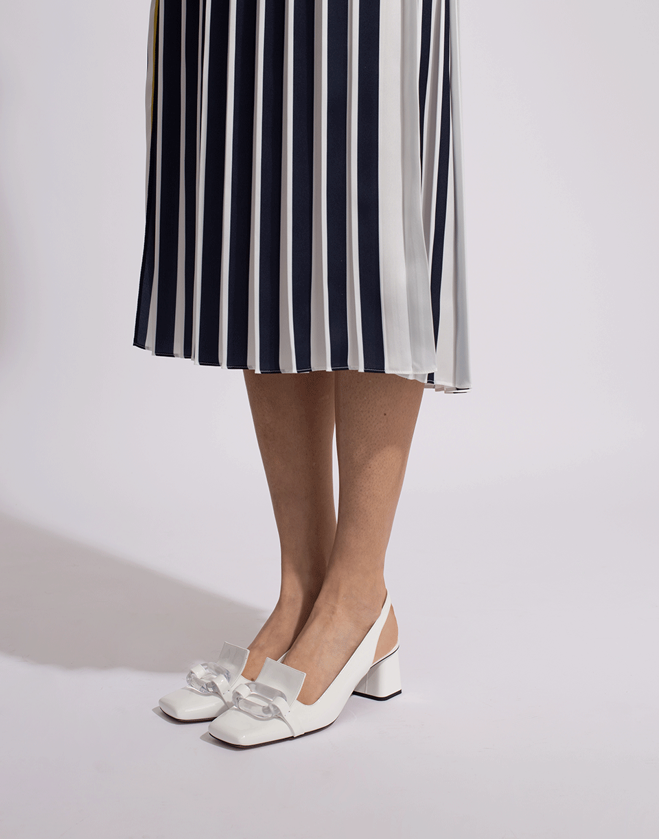 RAYNE-Lucite Toe Chanel Slingback-