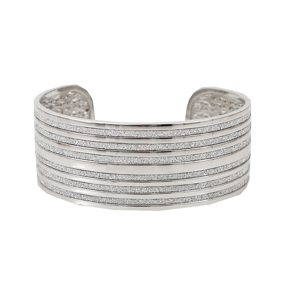 REBECCA-Thin Swarovski Crystal Cuff-BRONZE