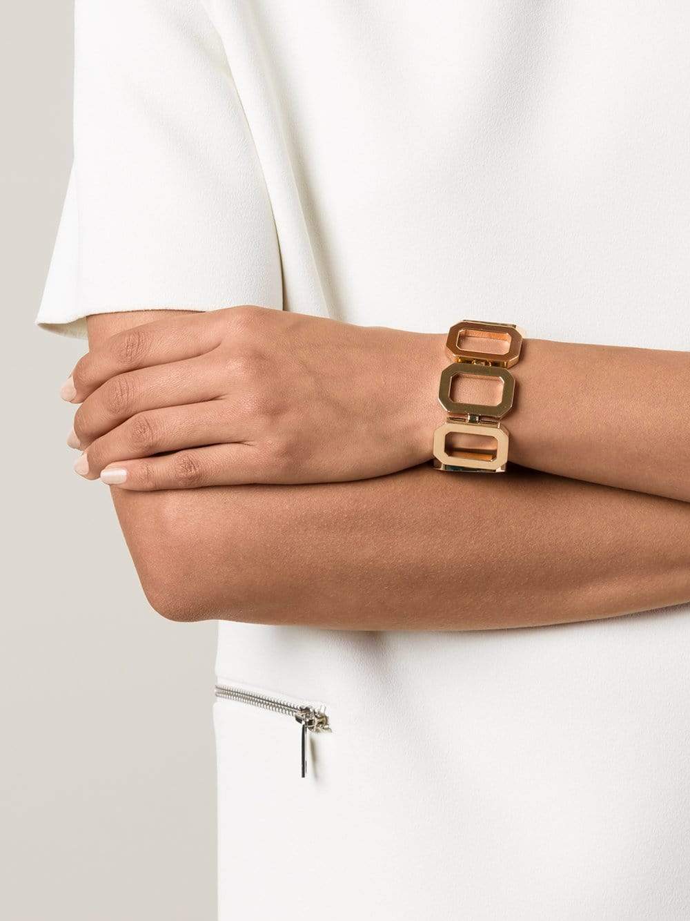 REBECCA-Elizabeth Square Chunky Bracelet-GOLD