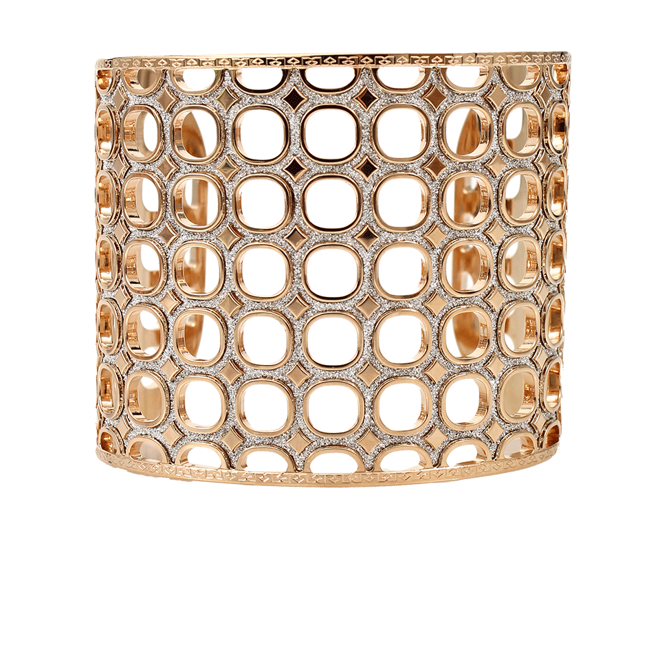 REBECCA-Perforated Cuff with Glam-GOLD