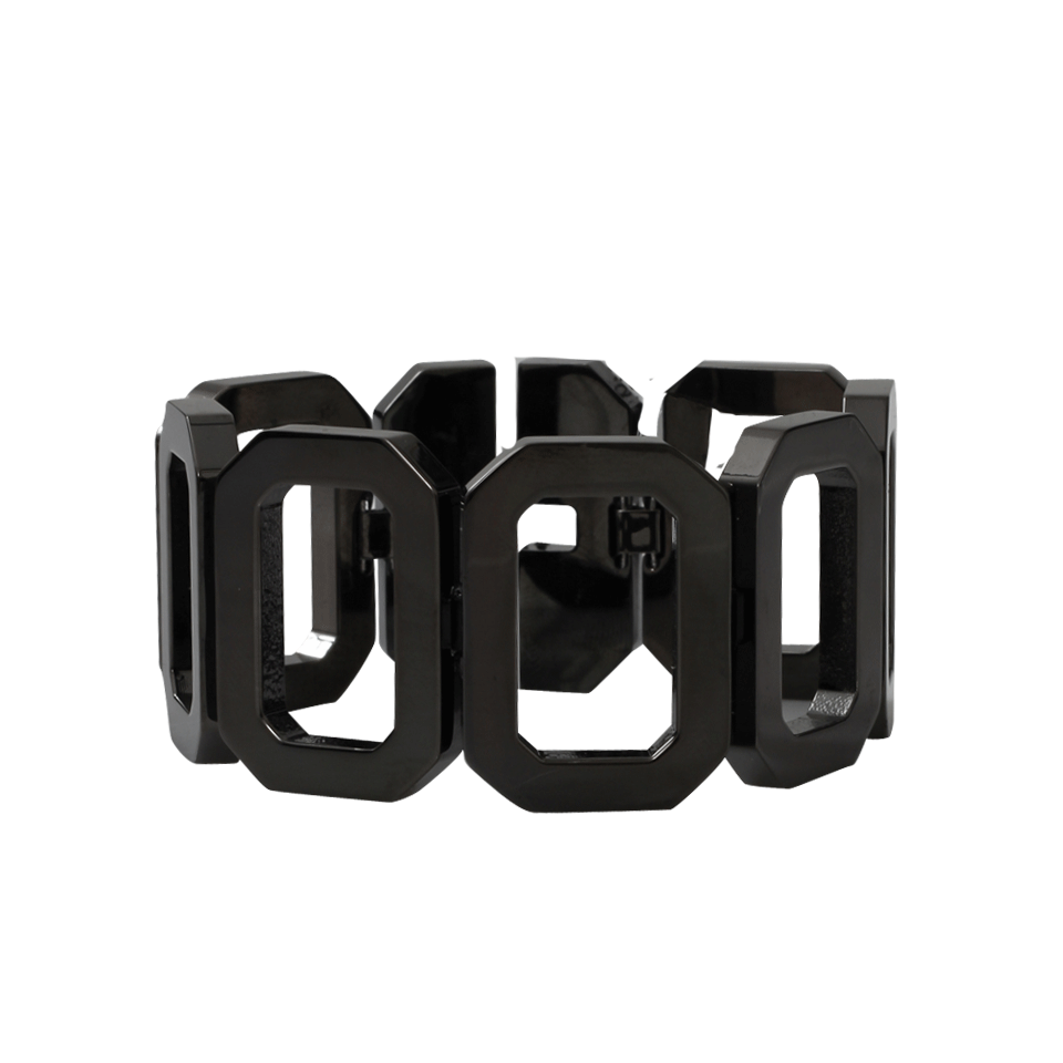 REBECCA-Elizabeth Square Chunky Bracelet-GUNMETAL
