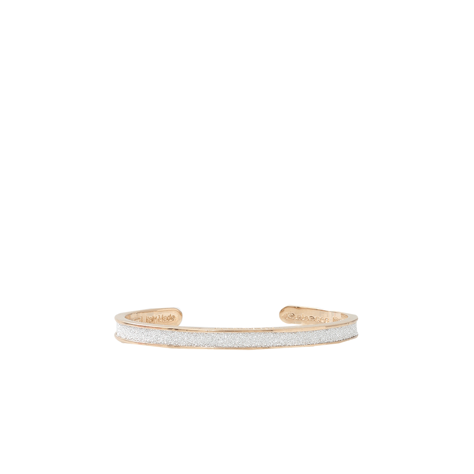 REBECCA-Small Crystal Pave Cuff-GOLD