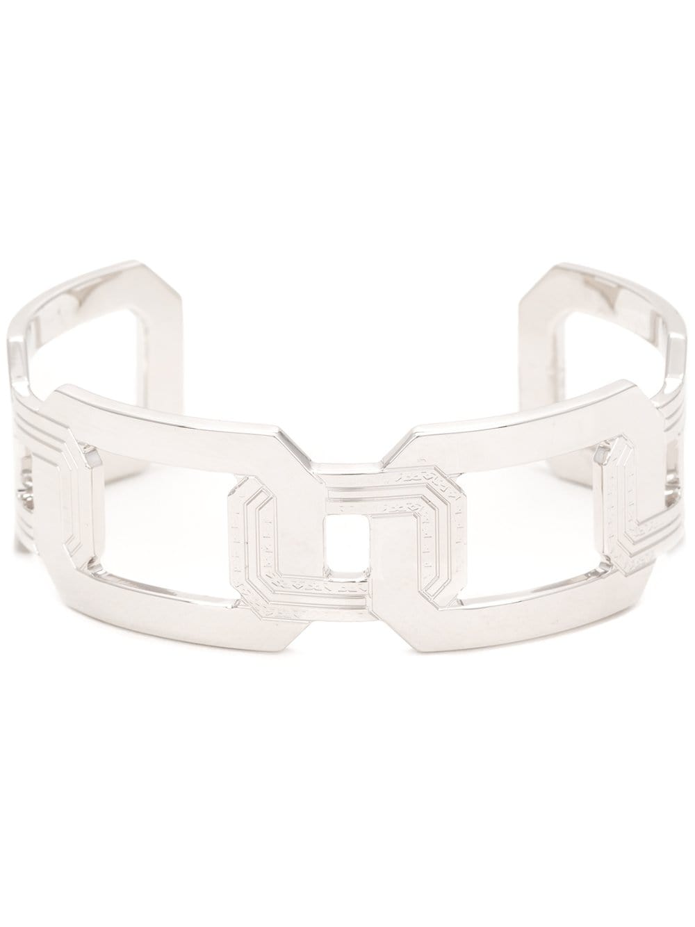 REBECCA-Elizabeth Circle Cuff Bracelet-SILVER