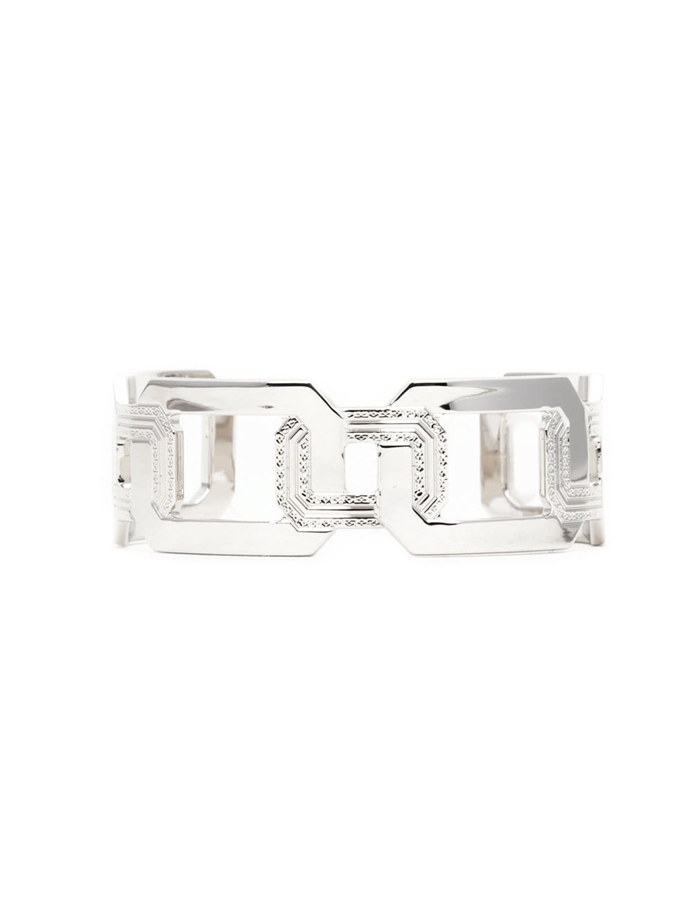 REBECCA-Elizabeth Square Cuff Bracelet-SILVER