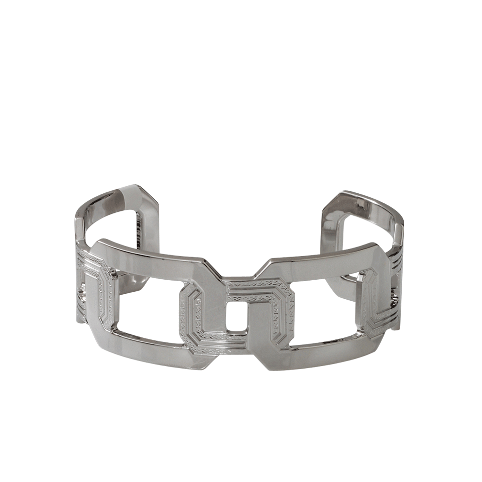REBECCA-Elizabeth Square Cuff Bracelet-SILVER