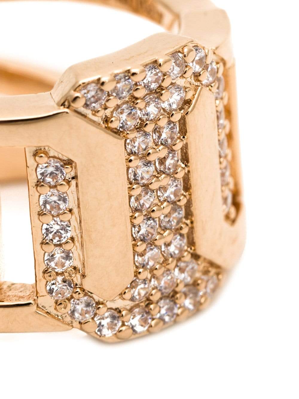 REBECCA-Elizabeth Crystal Multi-Stone Ring-GOLD