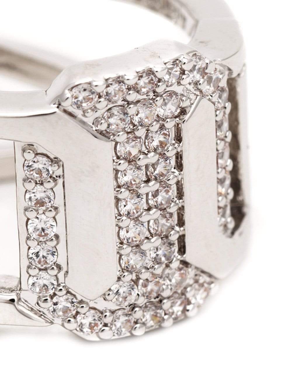 REBECCA-Elizabeth Crystal Multi-Stone Ring-SILVER