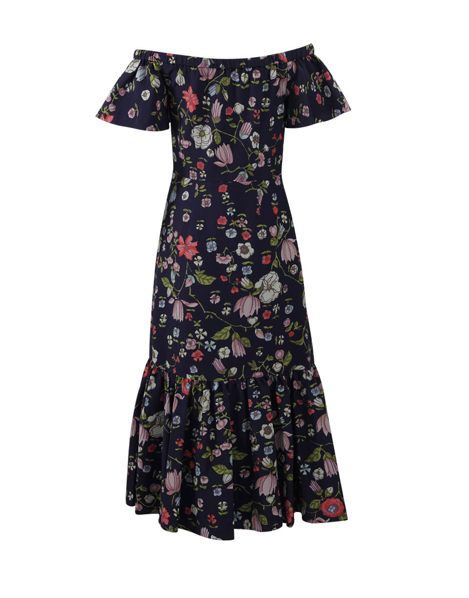 REBECCA TAYLOR-Off The Shoulder Flower Dress-