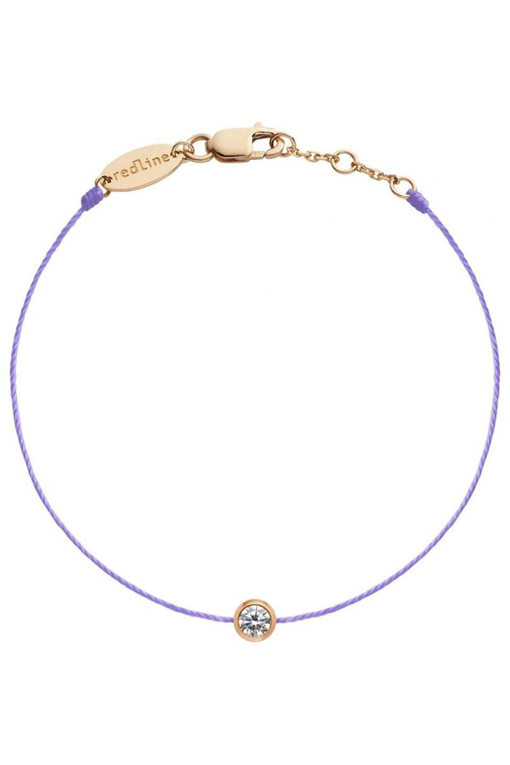 REDLINE-Pure Diamond Mauve Cord Bracelet-