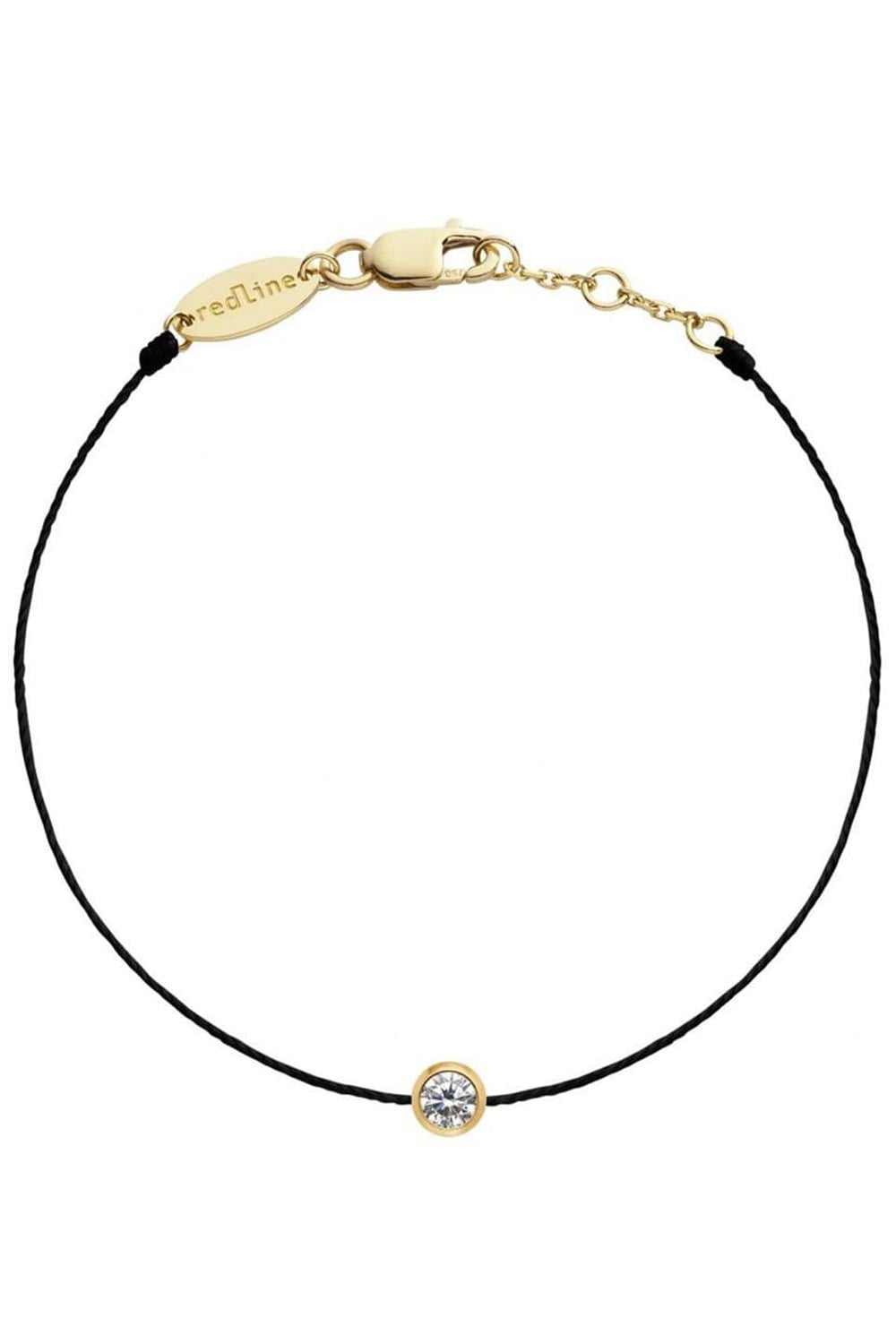 REDLINE-Pure Diamond Black Cord Bracelet-