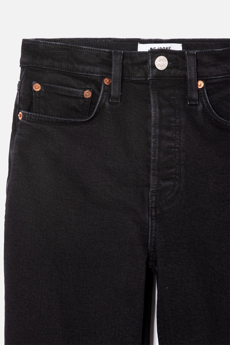 RE/DONE-90s Ultra High Rise Skinny Jean - Noir-