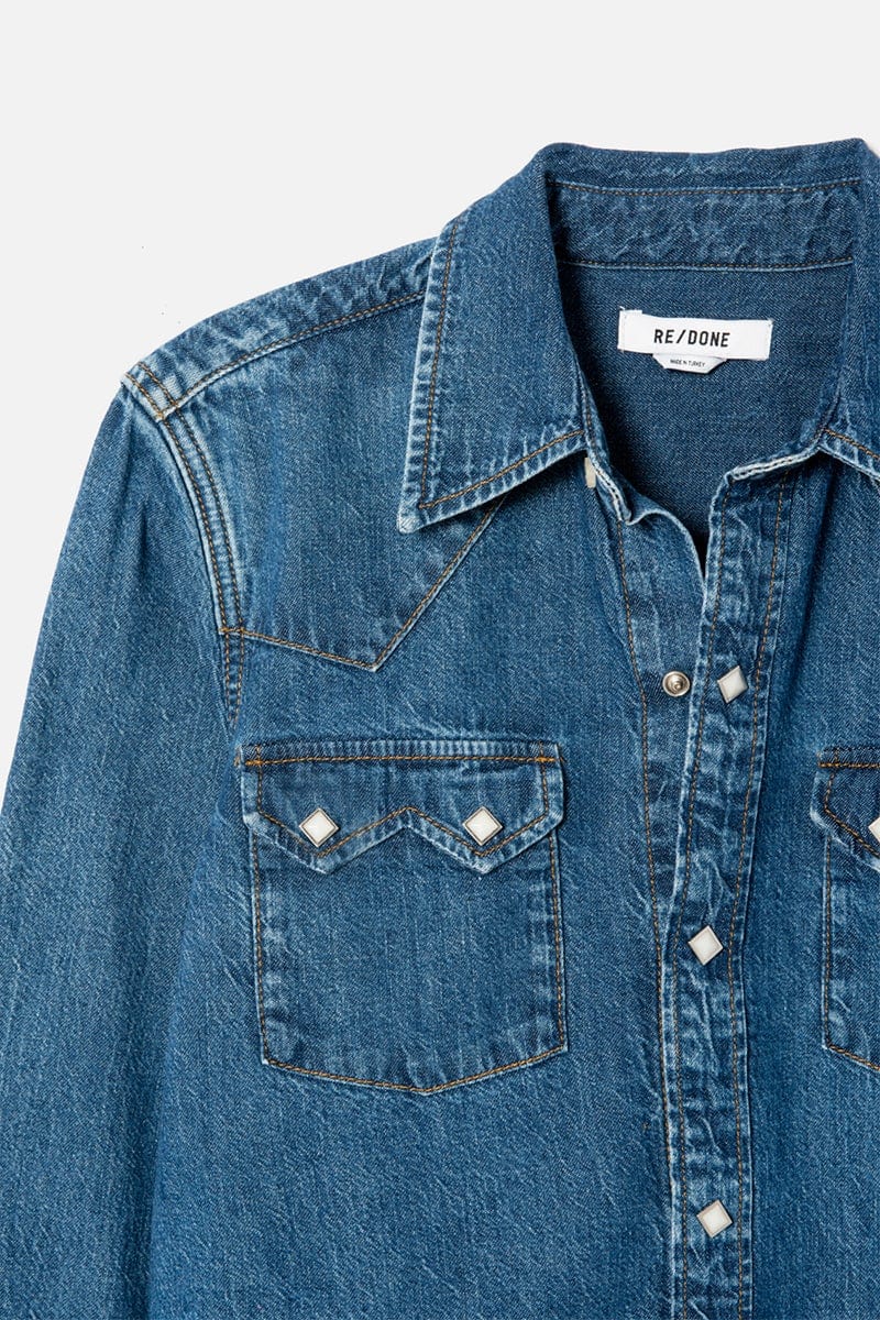 RE/DONE-50s Sawtooth Western Shirt-