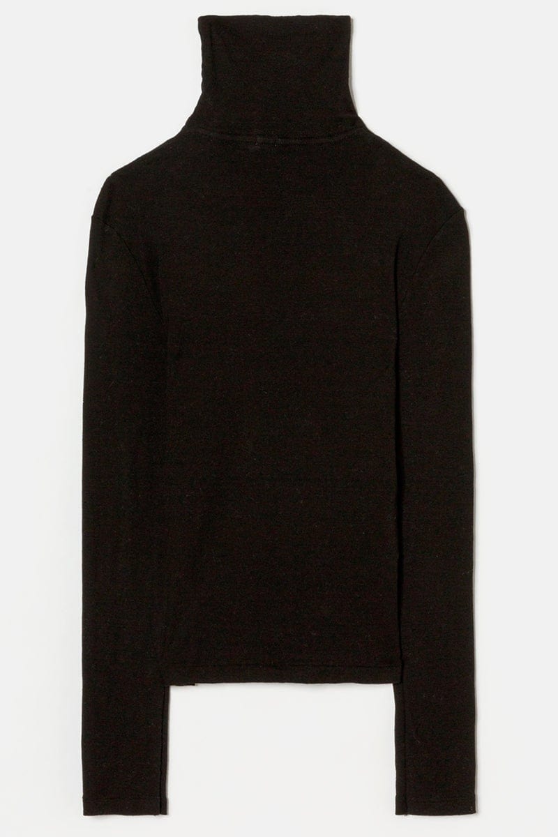 RE/DONE-60s Long Sleeve Turtleneck - Black-
