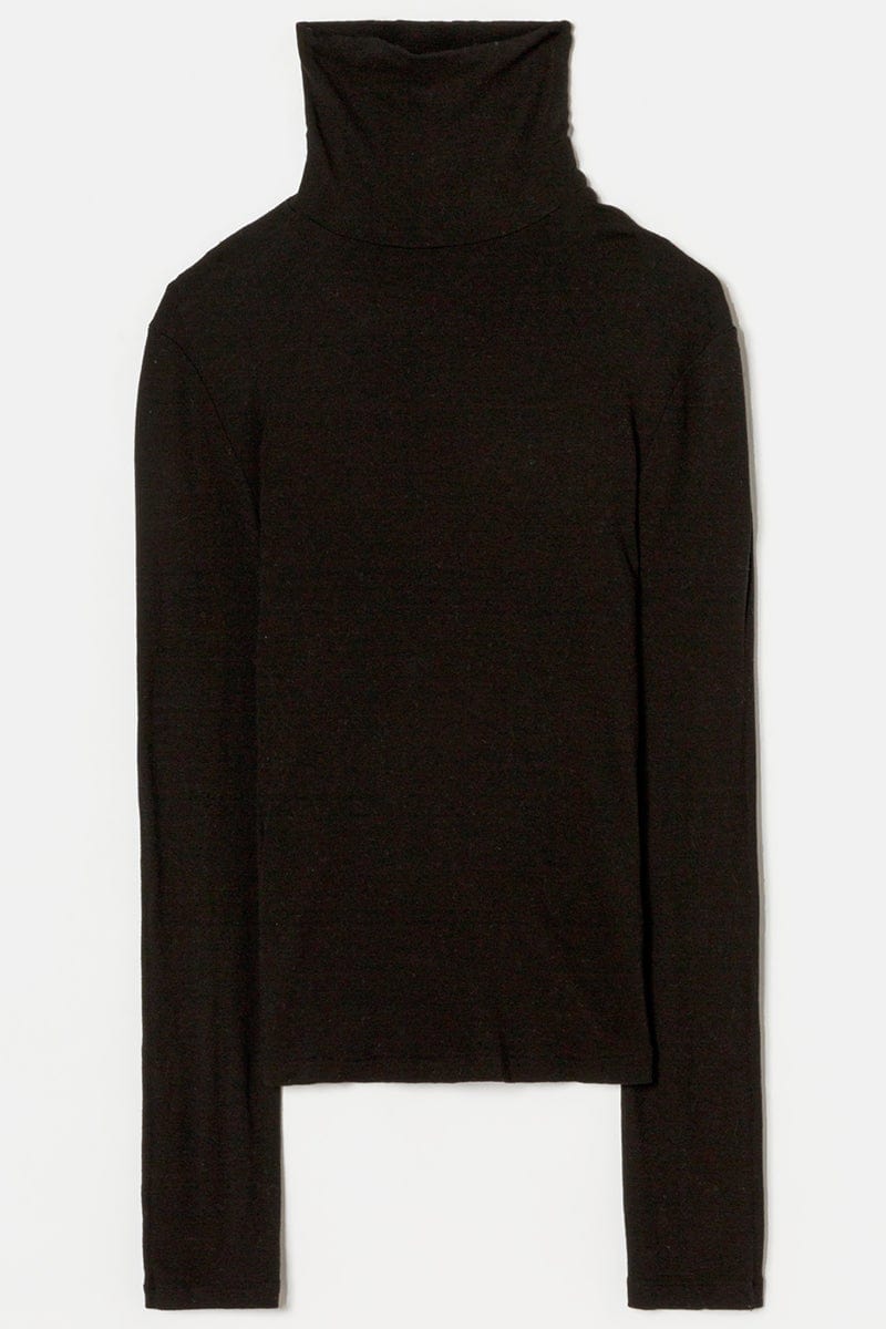 RE/DONE-60s Long Sleeve Turtleneck - Black-