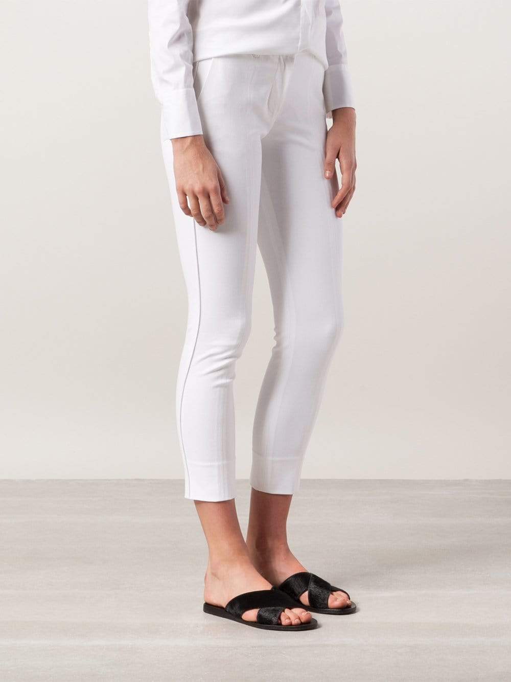 REED KRAKOFF-Cropped Skinny Pant-