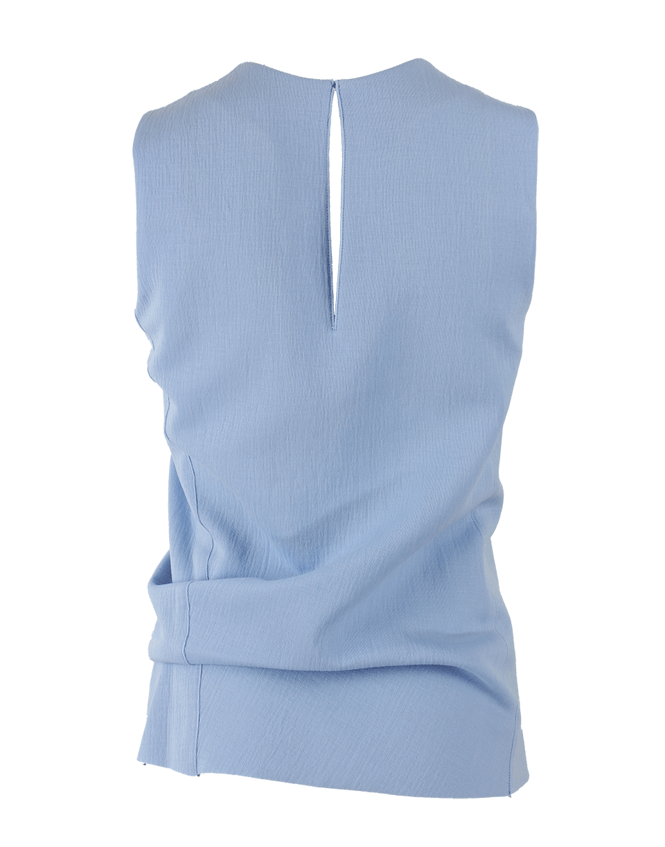 REED KRAKOFF-Sleeveless Side Ruch Pullover Top-