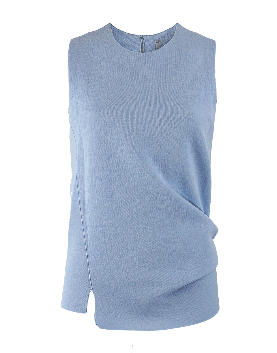 REED KRAKOFF-Sleeveless Side Ruch Pullover Top-