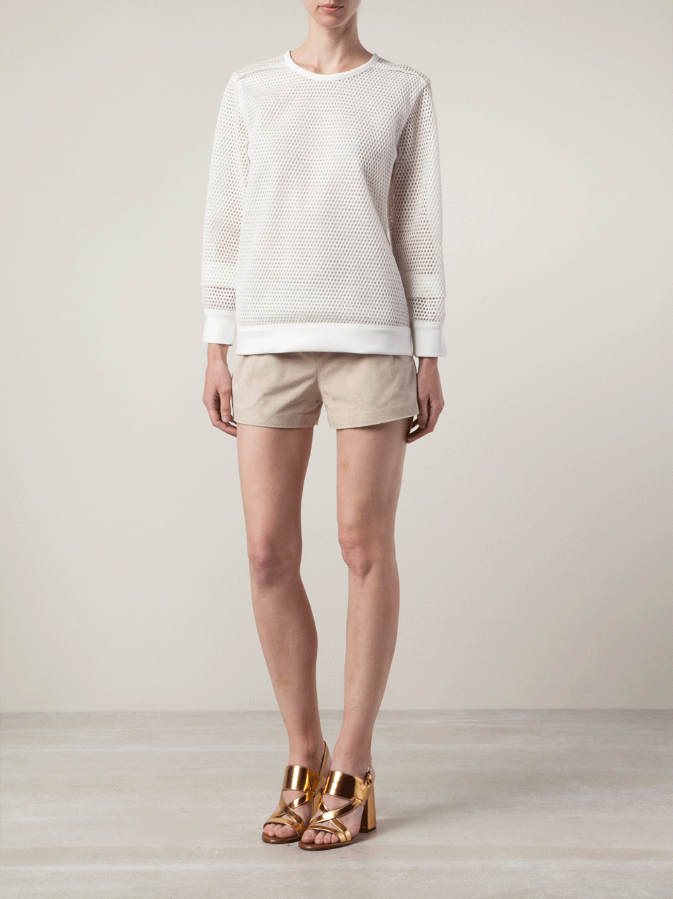 REED KRAKOFF-Honeycomb Jersey Sweatshirt-