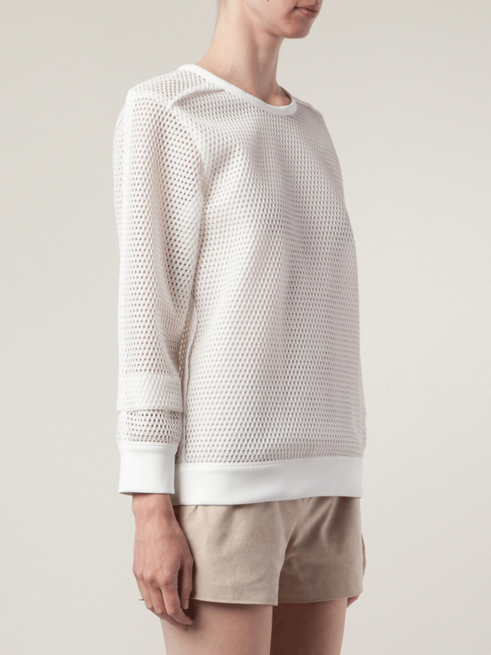 REED KRAKOFF-Honeycomb Jersey Sweatshirt-