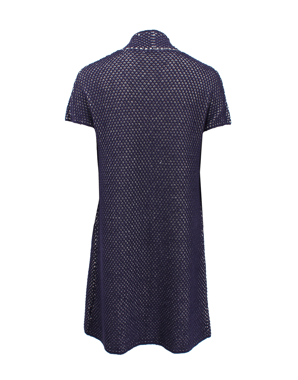 RENE LEZARD-Three-Quarter Length Duster Cardigan-