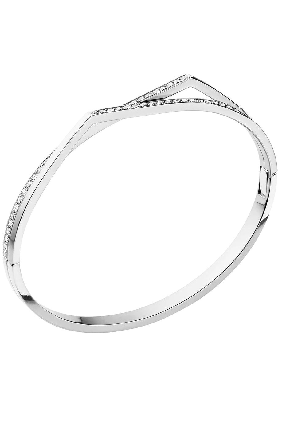 REPOSSI-Antifer 2 Row Pave Diamond Bracelet-WHITE GOLD
