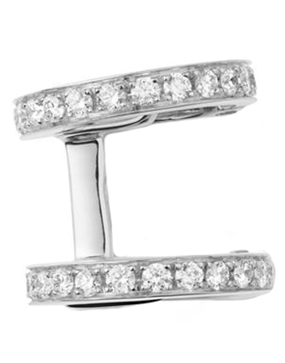 REPOSSI-Berbere 2 Row Pave Diamond Earcuff-WHITE GOLD