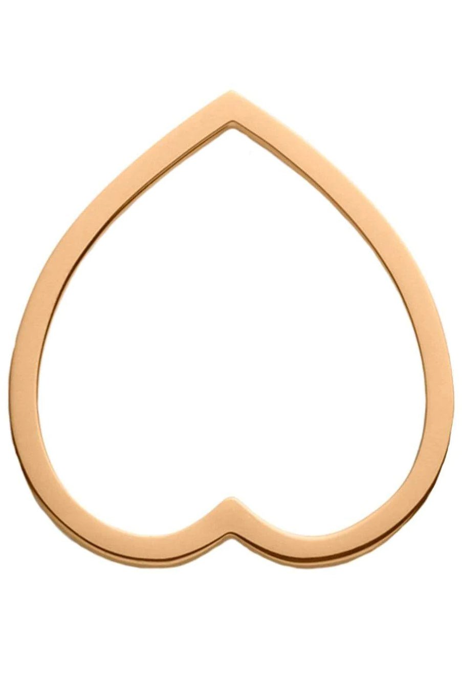 REPOSSI-Rose Gold Antifer Pave Diamond Heart Ring-ROSE GOLD
