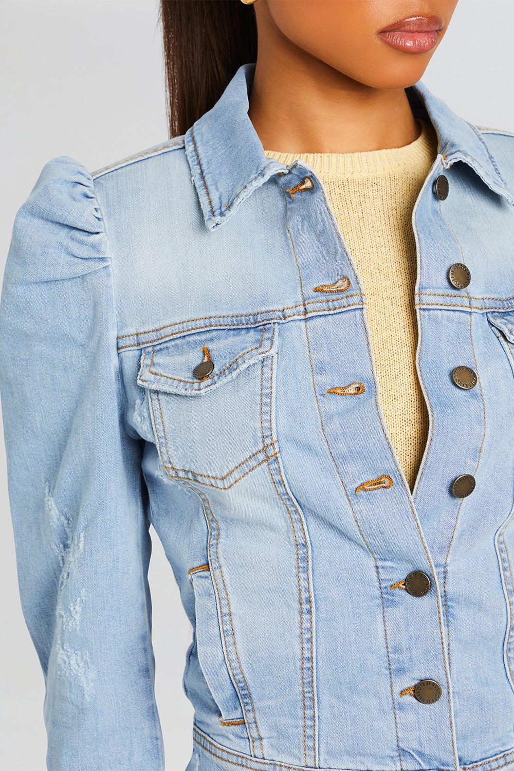 RETROFETE-Ada Jacket - Blue Stone-