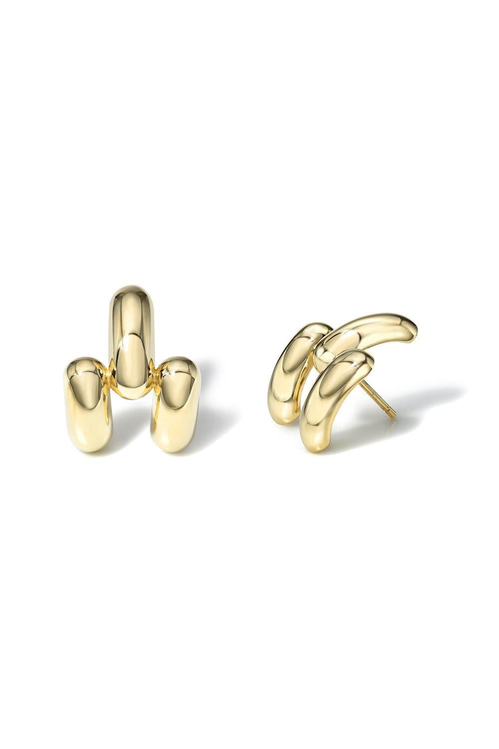Balloon Magna Earrings-YELLOW GOLD-JEWELRYFINE JEWELEARRING-RETROUVAI
