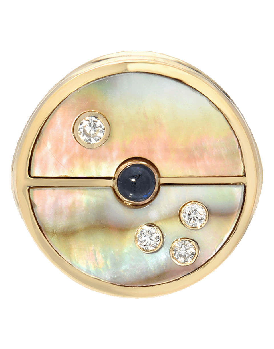 RETROUVAI-Compass Signet Ring-YELLOW GOLD